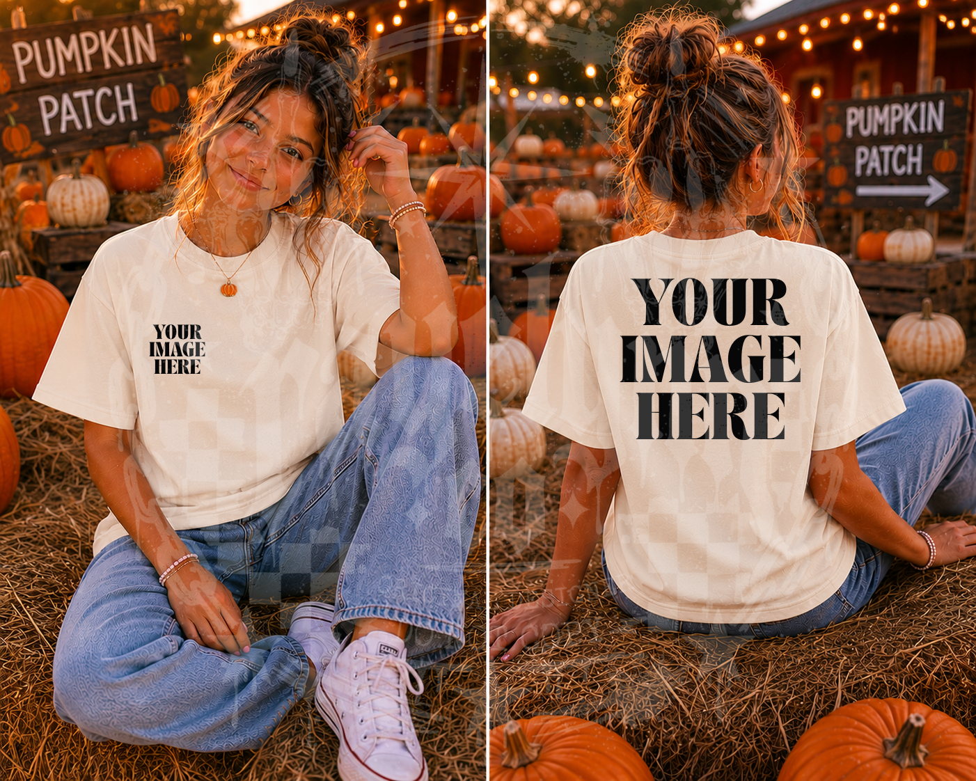 GILDAN NATURAL BLANK MOCK UP- DIGITAL DOWNLOAD