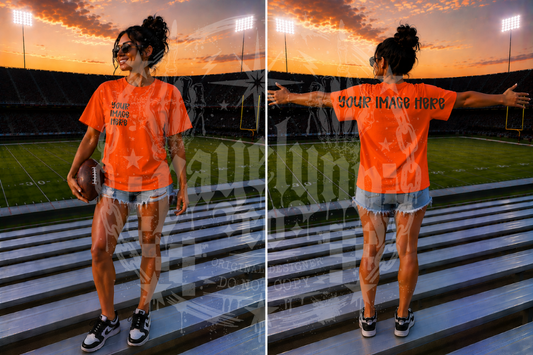 GILDAN ORANGE BLANK MOCKUP- DIGITAL DOWNLOAD