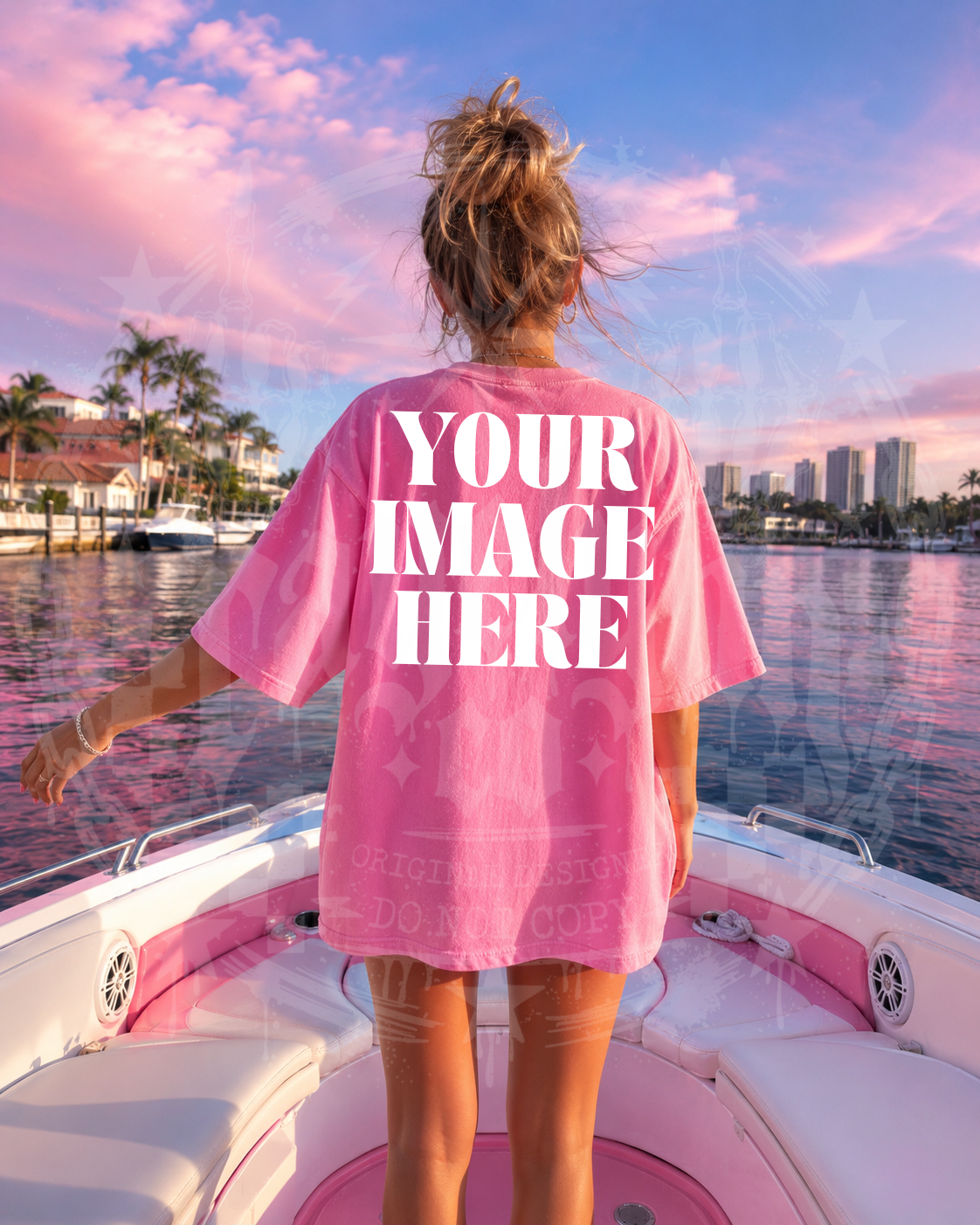 GILDAN PINK BLANK MOCKUP- DIGITAL DOWNLOAD