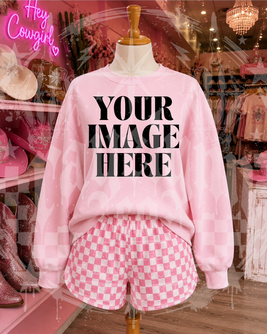 GILDAN LIGHT PINK BLANK MOCKUP- DIGITAL DOWNLOAD