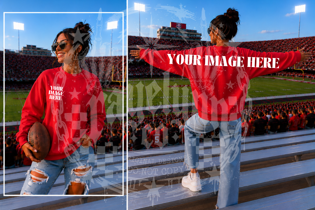 GILDAN RED BLANK MOCKUP- DIGITAL DOWNLOAD