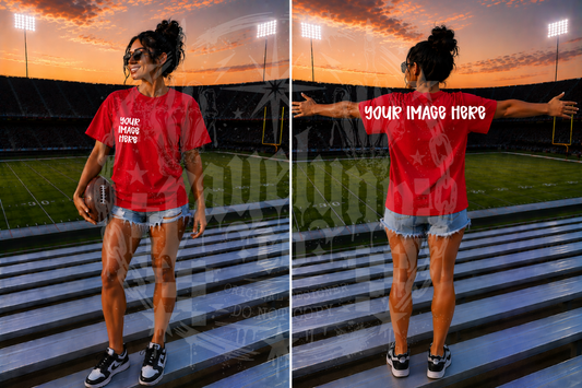 GILDAN RED BLANK MOCKUP- DIGITAL DOWNLOAD