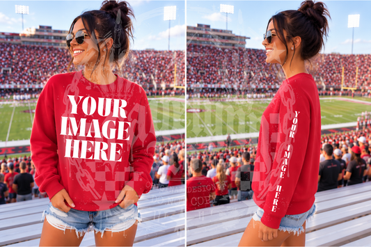 GILDAN RED BLANK MOCKUP- DIGITAL DOWNLOAD