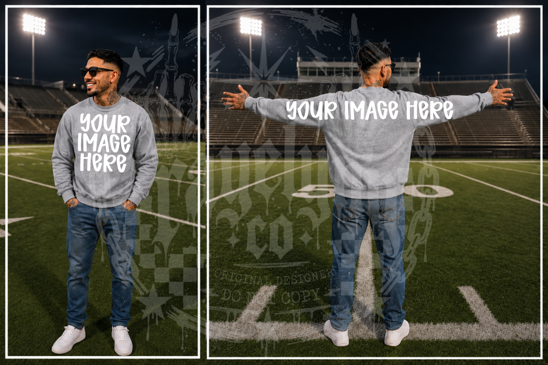 GILDAN SPORTS GRAY BLANK MOCKUP- DIGITAL DOWNLOAD