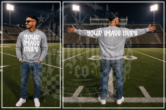 GILDAN SPORTS GRAY BLANK MOCKUP- DIGITAL DOWNLOAD