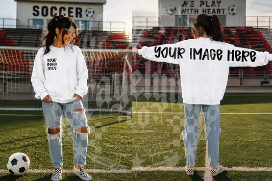 GILDAN WHITE BLANK MOCKUP- DIGITAL DOWNLOAD
