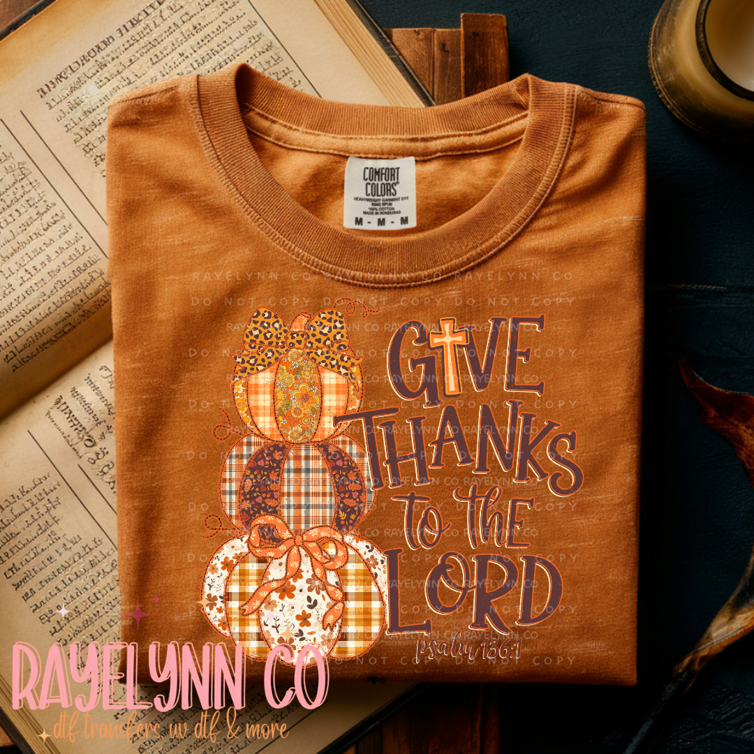 GIVE THANKS- DTF