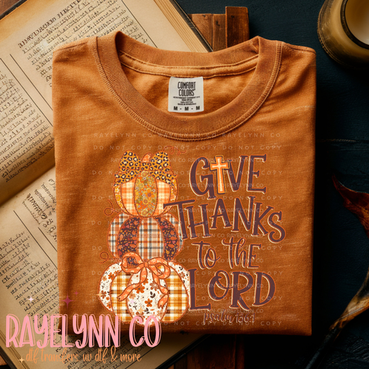 GIVE THANKS- DTF