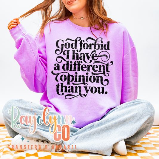 GOD FORBID- DTF TRANSFER