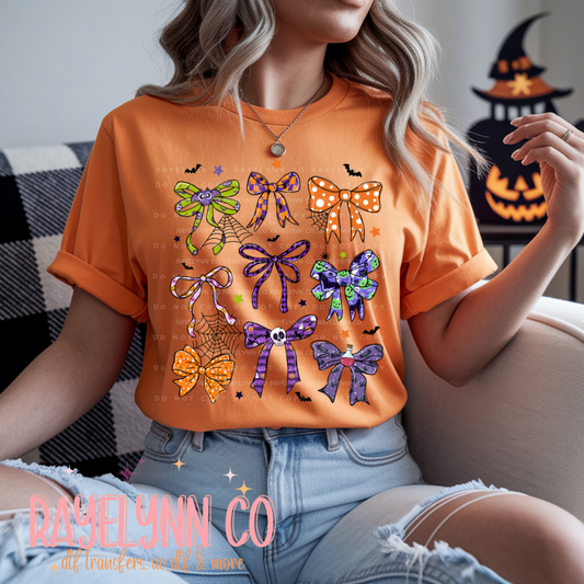 HALLOWEEN BOWS- DTF