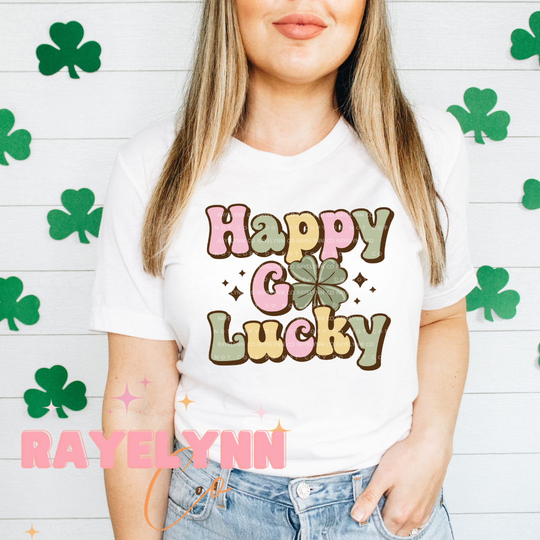 HAPPY GO LUCKY- DTF