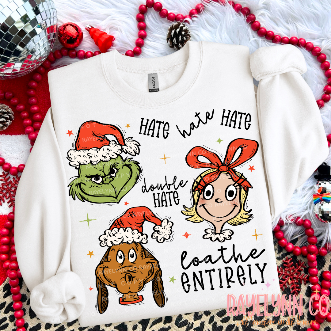 HATE, HATE, HATE, DOUBLE HATE- DTF