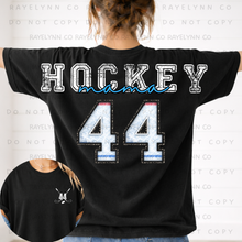 Load image into Gallery viewer, HOCKEY MAMA (CUSTOM NUMBERS)- DTF TRANSFER
