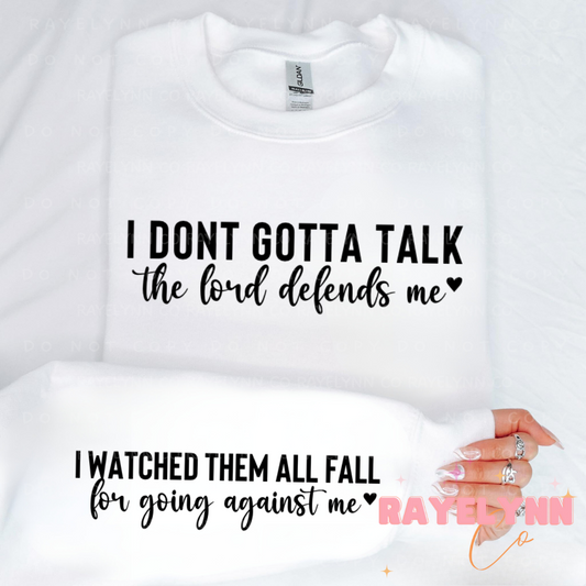 I DON'T GOTTA TALK (BUNDLE)- DTF