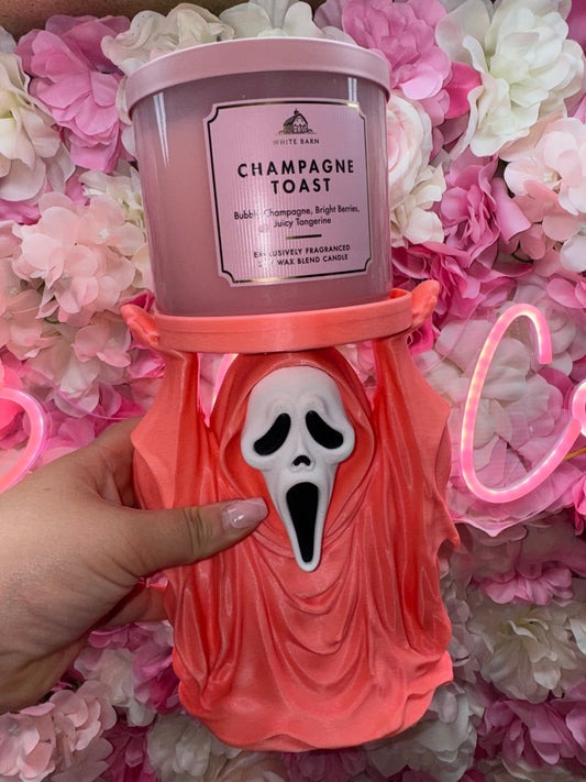 GHOST FACE CANDLE HOLDER