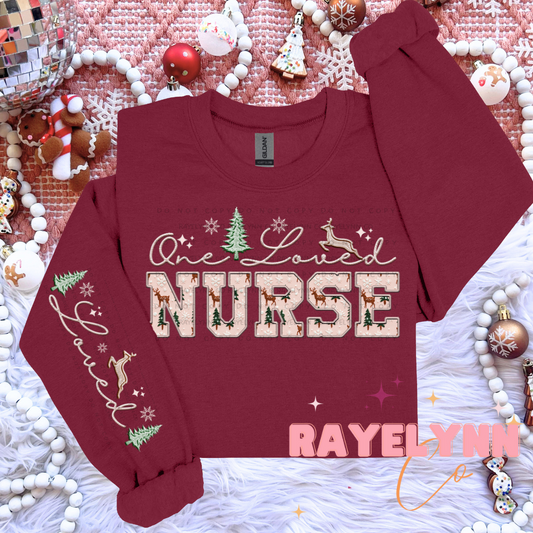 ONE LOVED NURSE (BUNDLE) -DTF