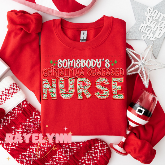 CHRISTMAS NURSE-DTF