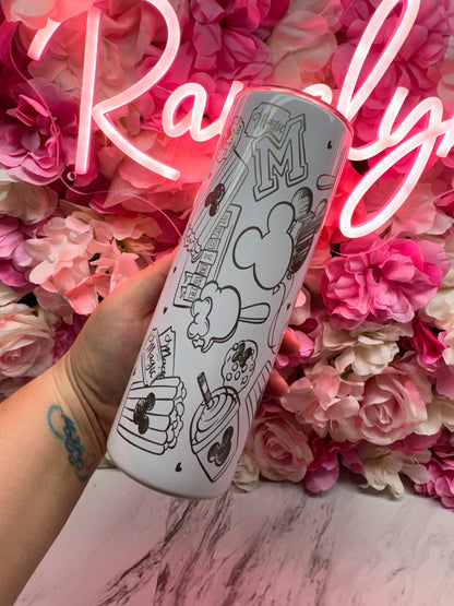 20 OZ STAINLESS STEEL DIS-KNEE TUMBLER