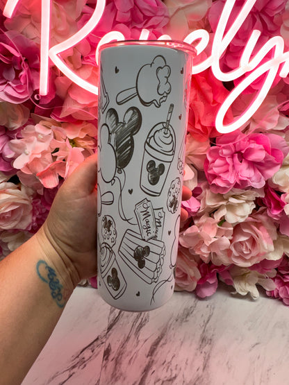 20 OZ STAINLESS STEEL DIS-KNEE TUMBLER