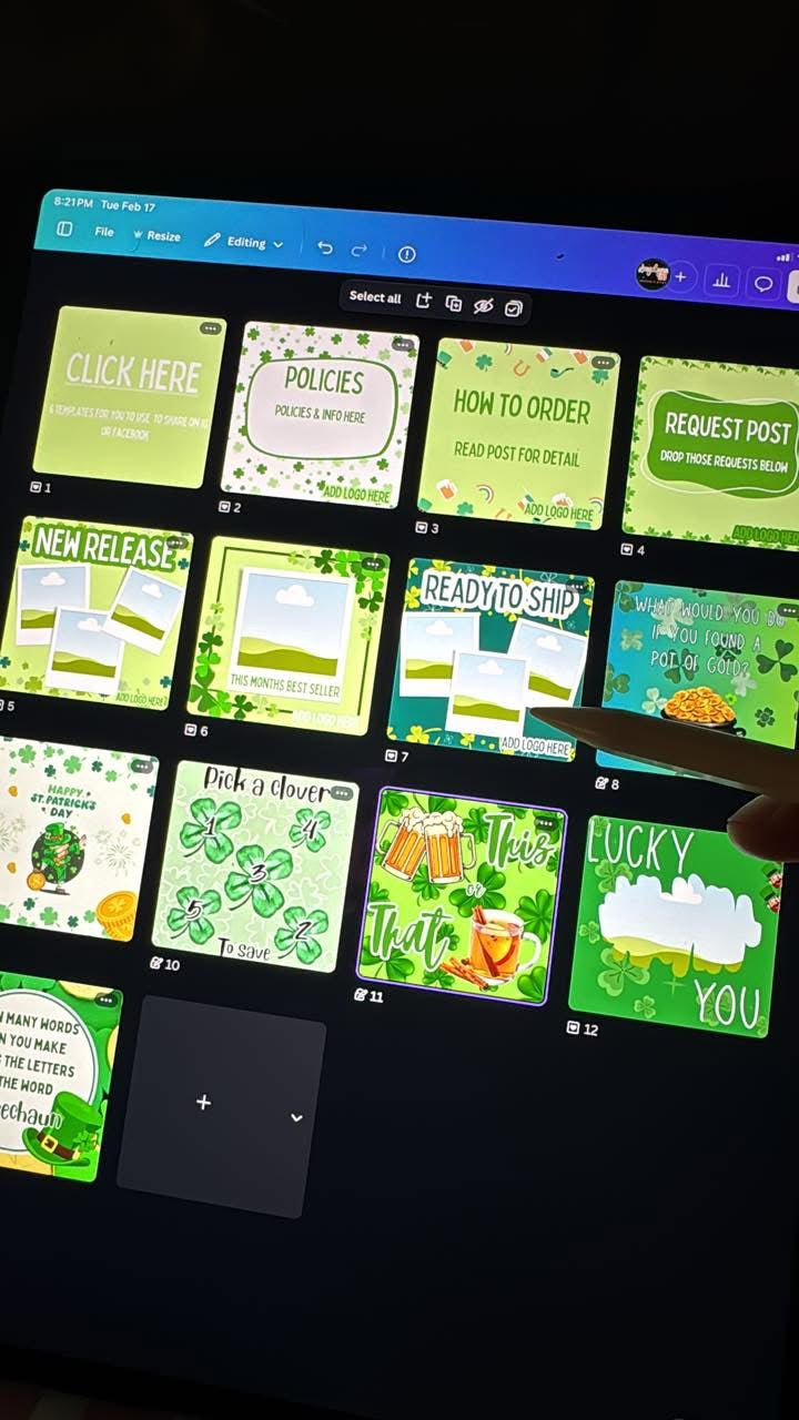 MARCH SOCIAL MEDIA GRAPHICS