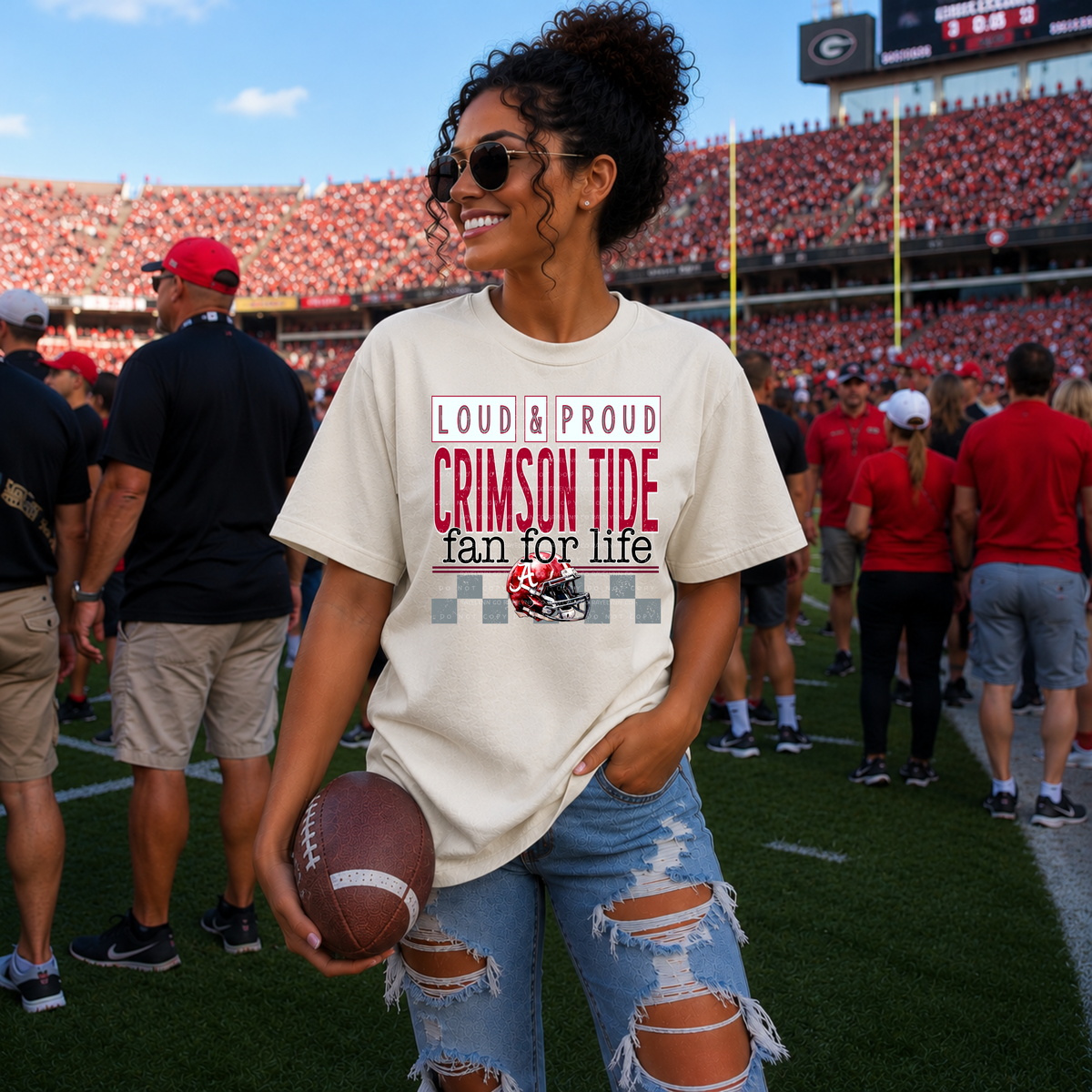 LOUD & PROUD CRIMSON TIDE-DTF TRANSFER