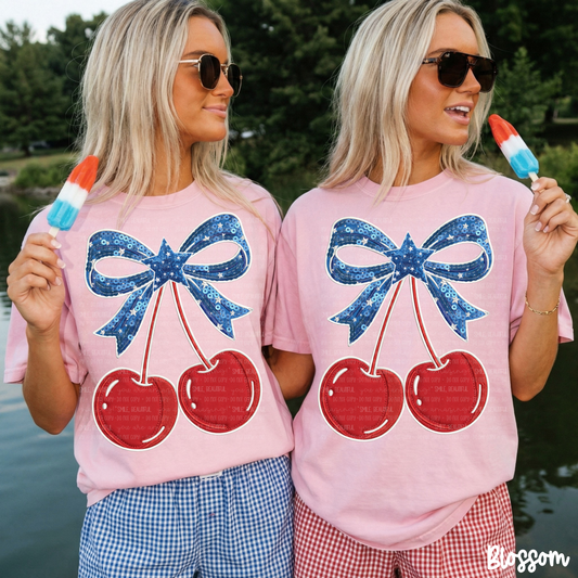 AMERICAN CHERRIES- DTF TRANSFER