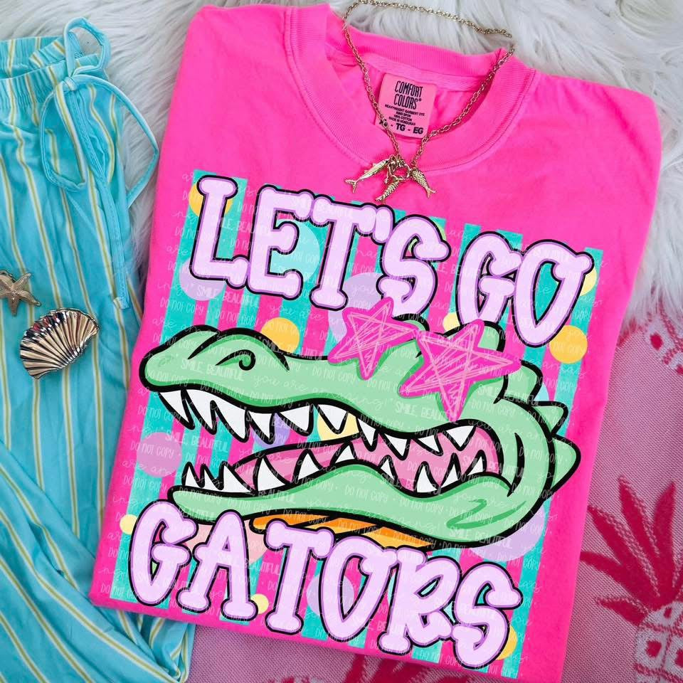 LET'S GO GATORS- DTF TRANSFER