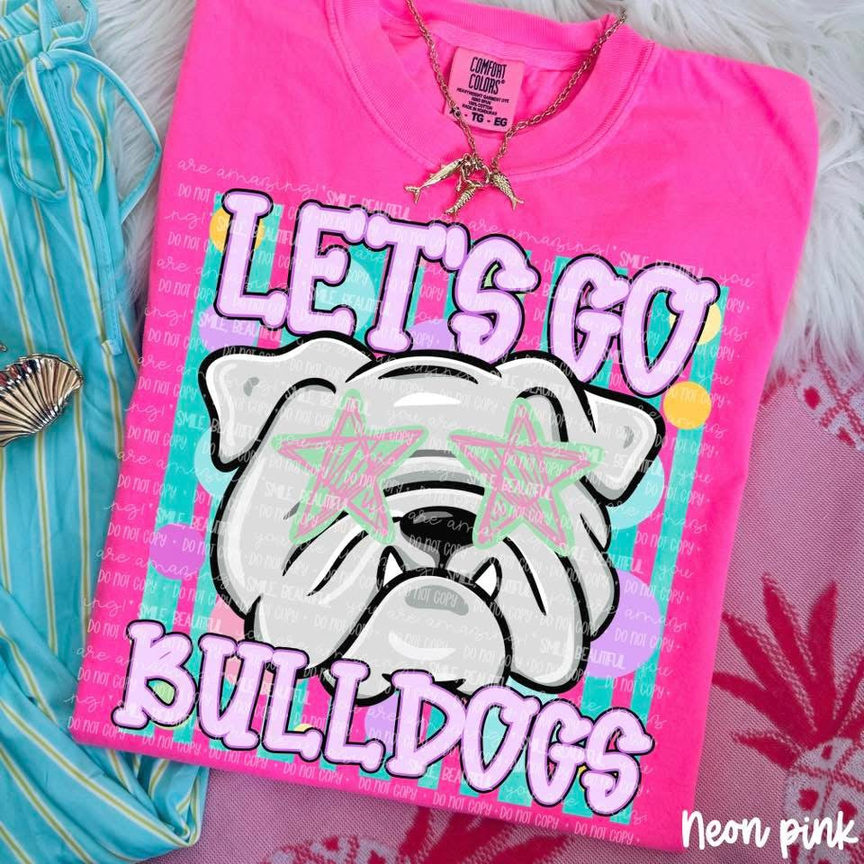 LET'S GO BULLDOGS- DTF TRANSFER