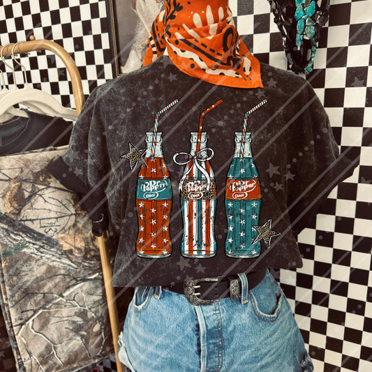 DIET. DR PEPPER DISTRESSED- DTF TRANSFER