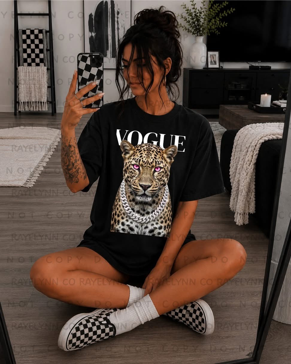 VOGUE PINK EYES- DTF TRANSFER
