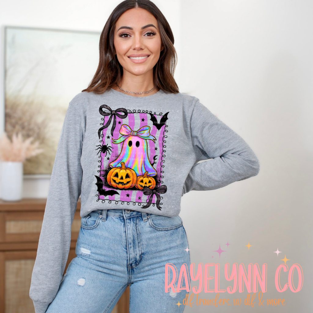 IRIDESCENT PUMPKIN GHOST - DTF