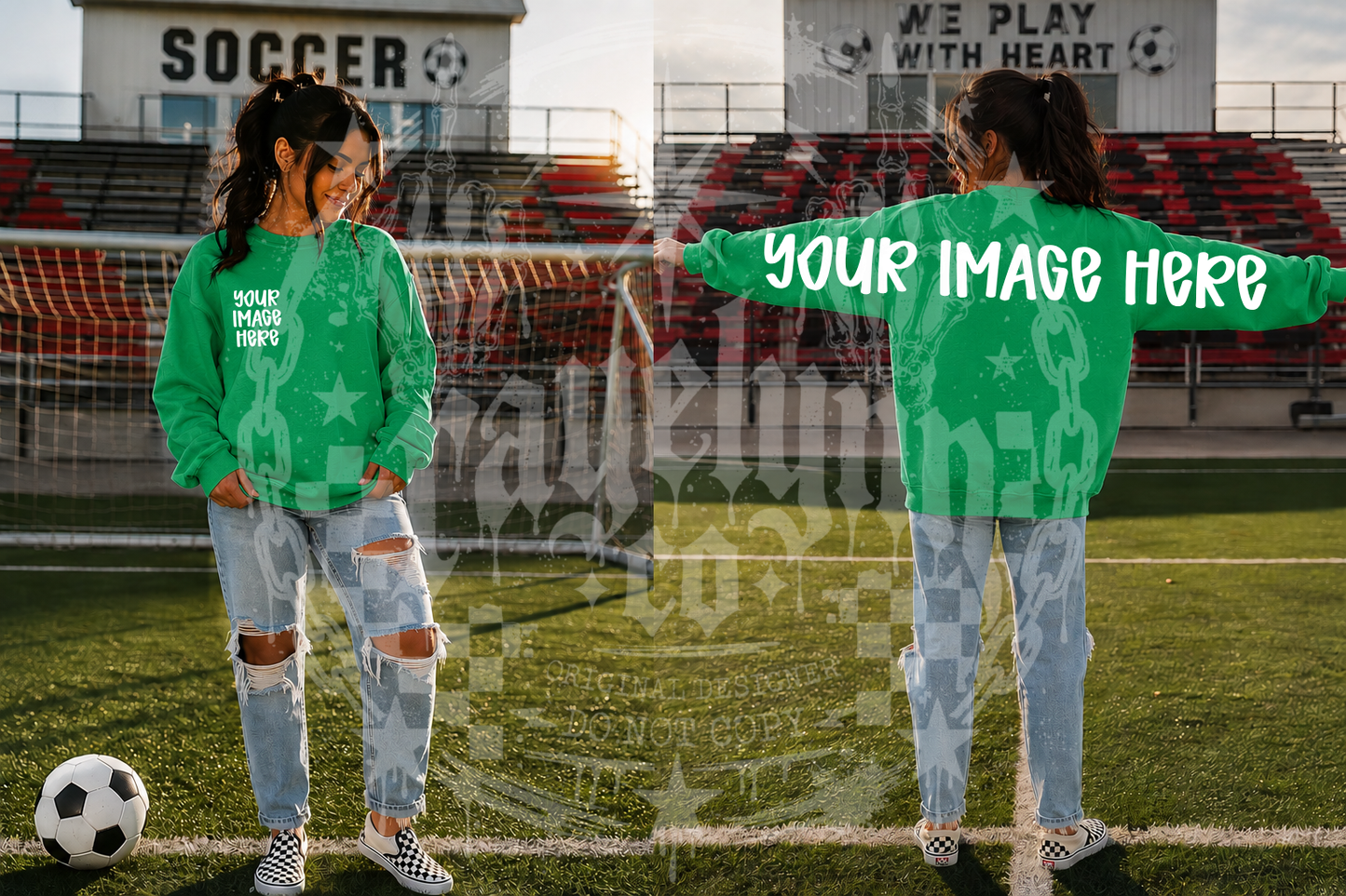 GILDAN IRISH GREEN BLANK MOCKUP- DIGITAL DOWNLOAD