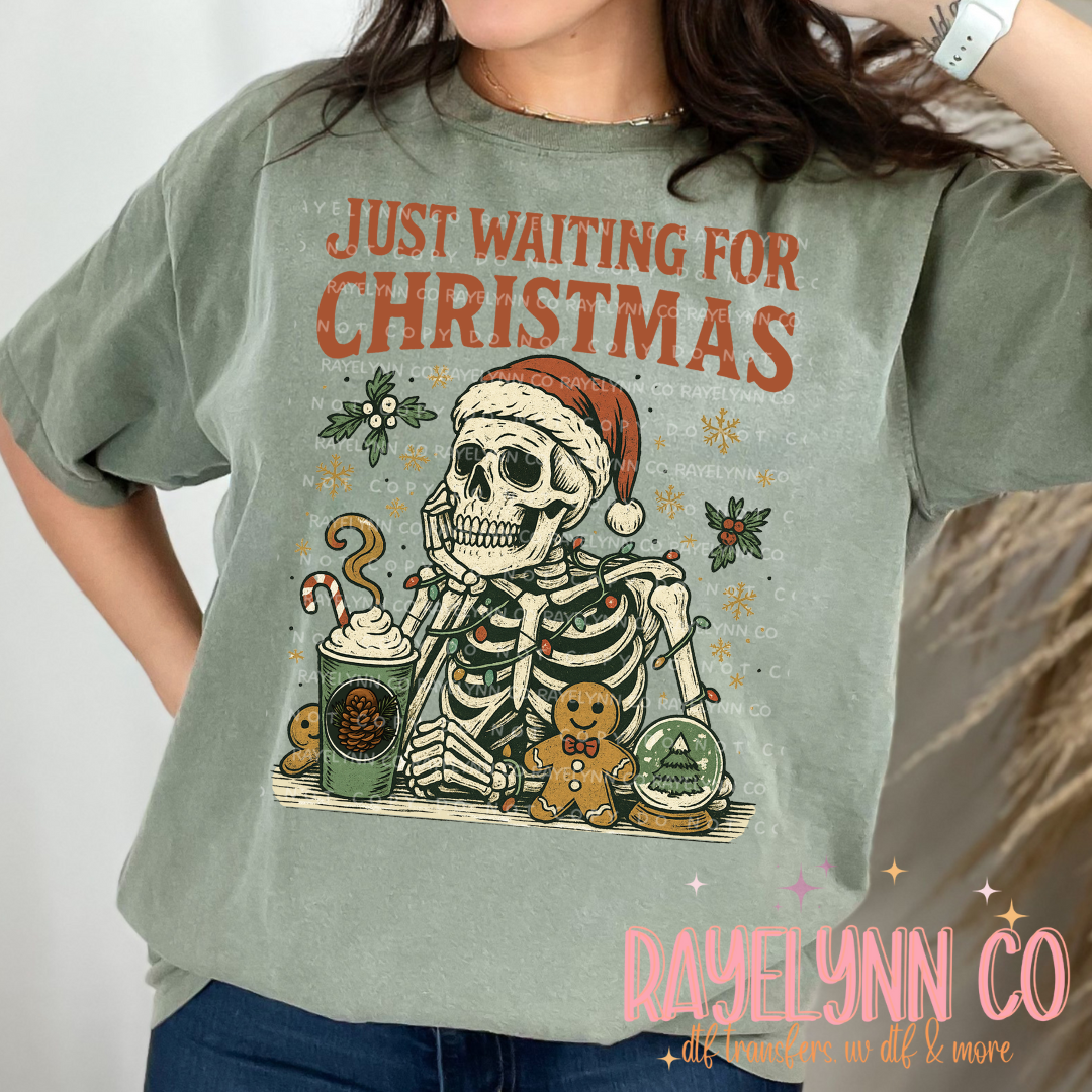JUST WAITING ON CHRISTMAS- DTF
