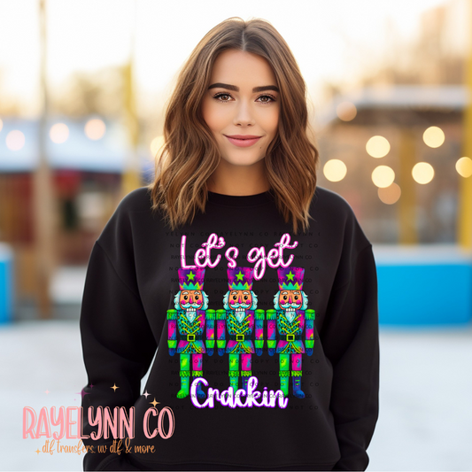 LET'S GET CRACKIN- DTF