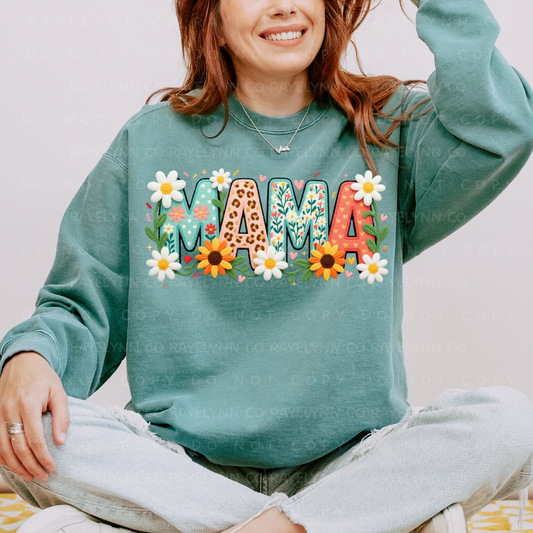 MAMA FLOWERS- DTF TRANSFER