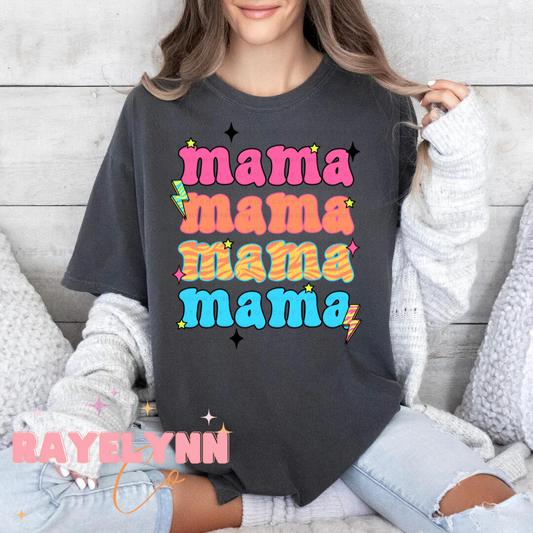 MAMA STACKED RETRO- DTF