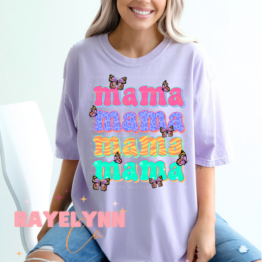 MAMA RETRO STACKED (OVERSIZED)- DTF