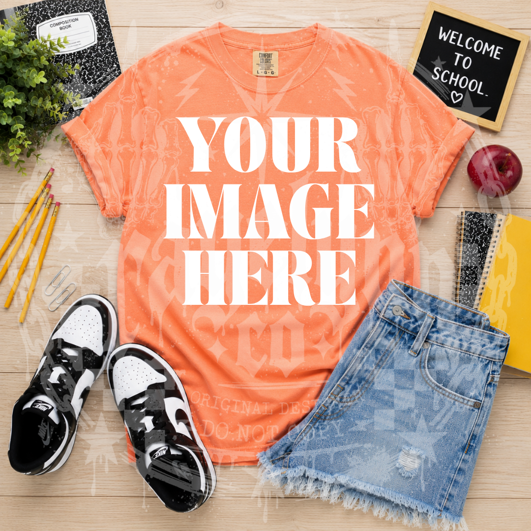 COMFORT COLOR MELON BLANK MOCKUP- DIGITAL DOWNLOAD