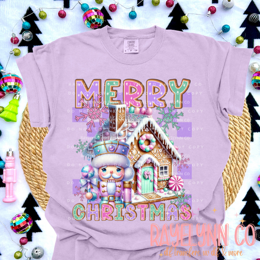 MERRY CHRISTMAS PURPLE- DTF