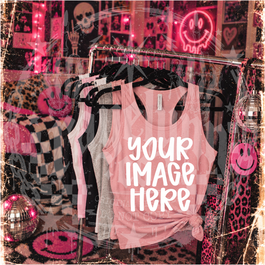 NEXT LEVEL PINK BLANK MOCK UP- DIGITAL DOWNLOAD