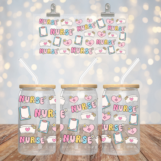 NURSE- UV DTF WRAP