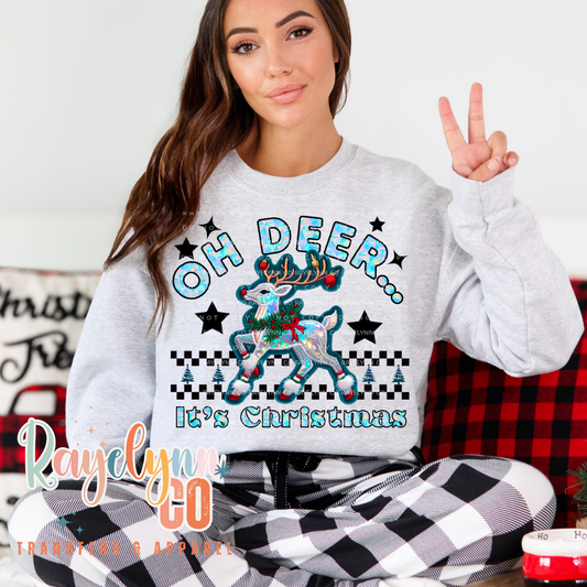 OH DEER IT'S CHRISTMAS- DTF TRANSFER