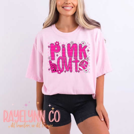 PINK OUT BABE- DTF