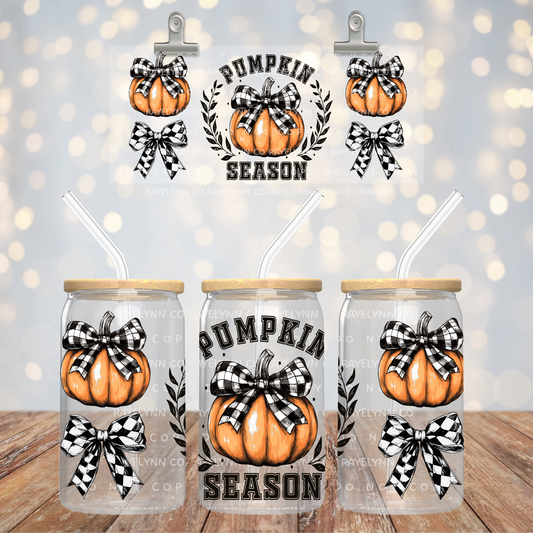 PUMPKIN SEASON- UV DTF WRAP