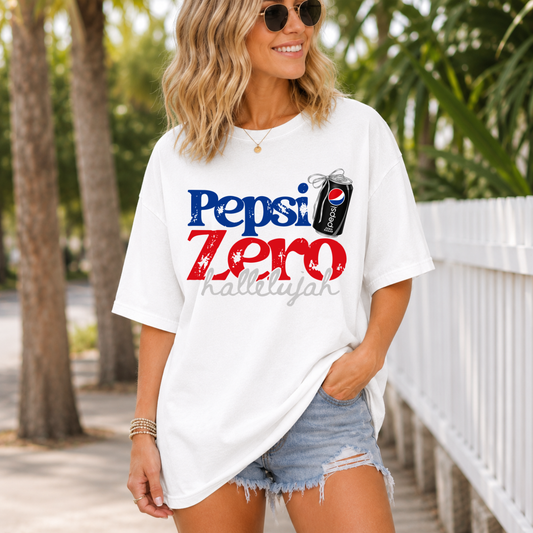 PEPSI ZERO HALLELUJAH- DTF TRANSFER