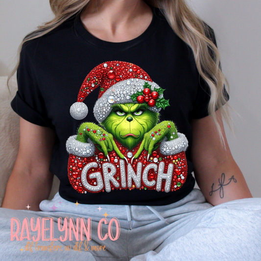 RHINESTONE G RINCH- DTF