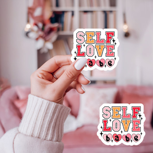 SELF LOVE- DIE CUT STICKER