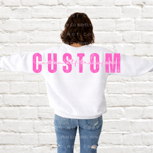 Load image into Gallery viewer, CUSTOM OVERSIZED TRANSFER (SHOULDER TO SHOULDER)- DTF TRANSFER
