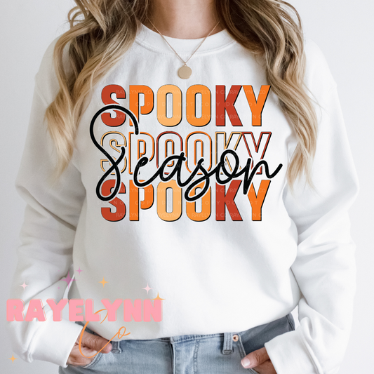 SPOOKY SEASONS STACKED- DTF