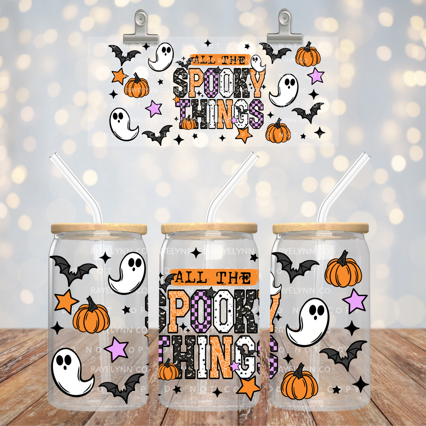 SPOOKY SEASON- UV DTF WRAP